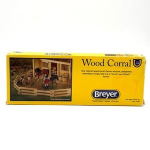 Breyer Wood Corral 7500 Traditional Series Fencing 1:9 Scale 8 Feet